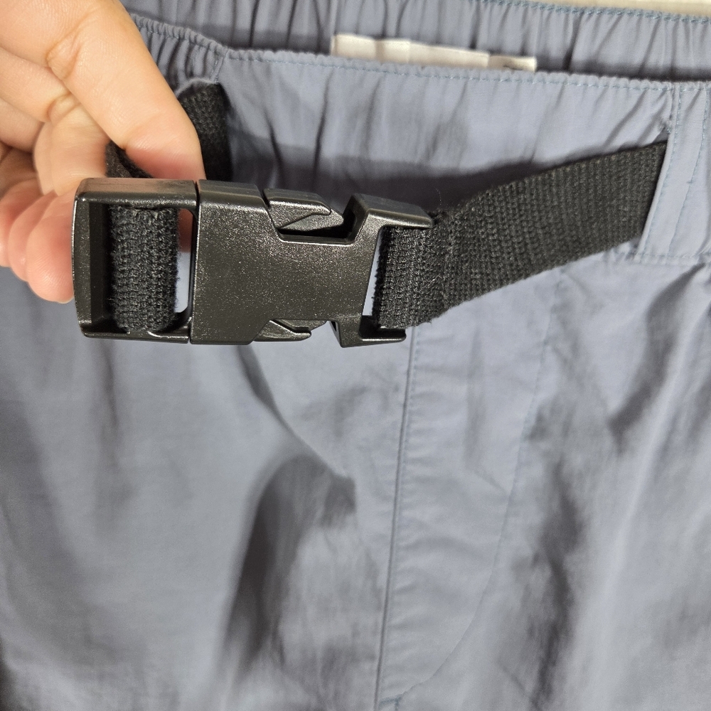 Nordstrom BP. Blue Belted Short Outdoor Size M Hiking Nylon Pockets Men’s - Picture 7 of 15